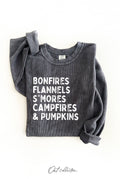 BONFIRES FLANNELS S'MORES Thermal Vintage Pullover