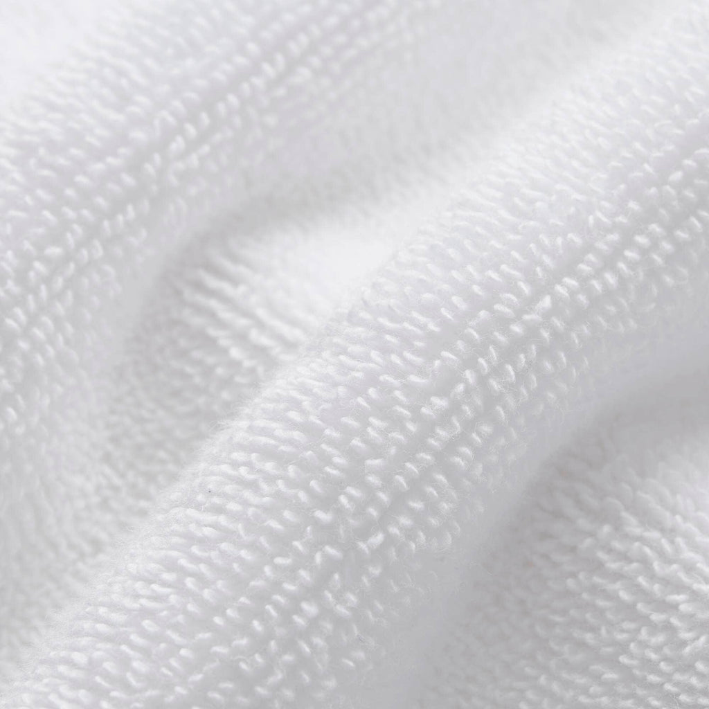 Turkish 600gsm Cotton 2-Piece Bathroom Sheet Set, White