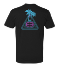 DEEP Palms Men's Tee - Black: Small