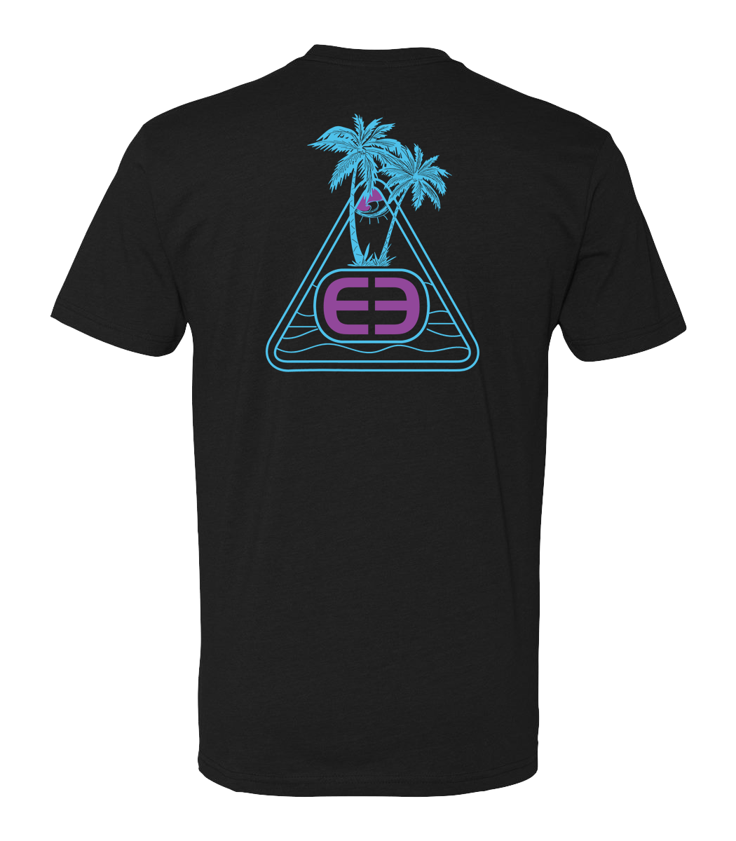 DEEP Palms Men's Tee - Black: Small