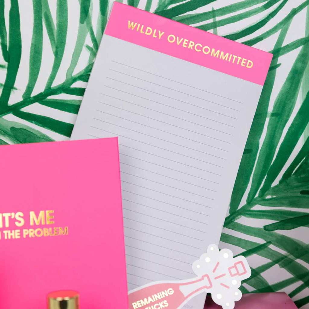 Wildly Overcommitted - Lined Notepad