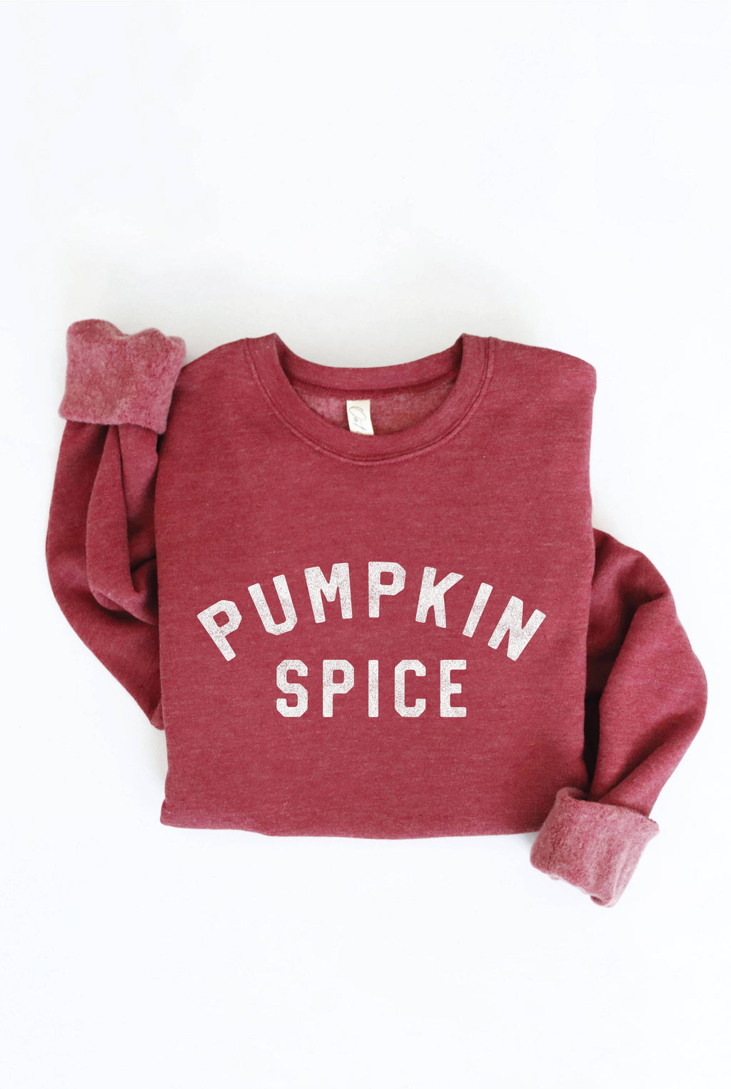 PUMPKIN SPICE Graphic Sweatshirt: AUTUMN LEAF / L