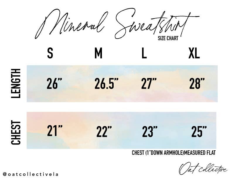 HAPPY CAMPER  Mineral Graphic Sweatshirt: BEACH SAND / M