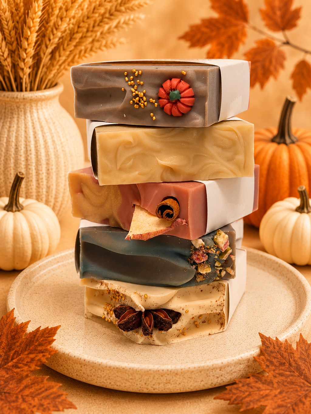 Pumpkin Marshmallow- Artisan Soap Bar