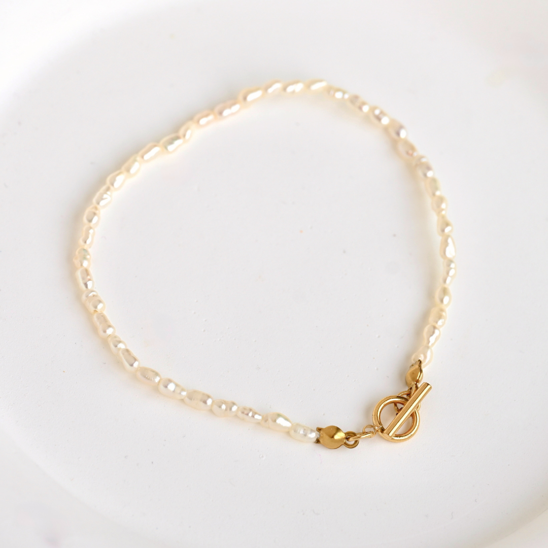 Rice Pearl Bracelet