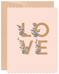 LOVE Blank Friendship & Love Card