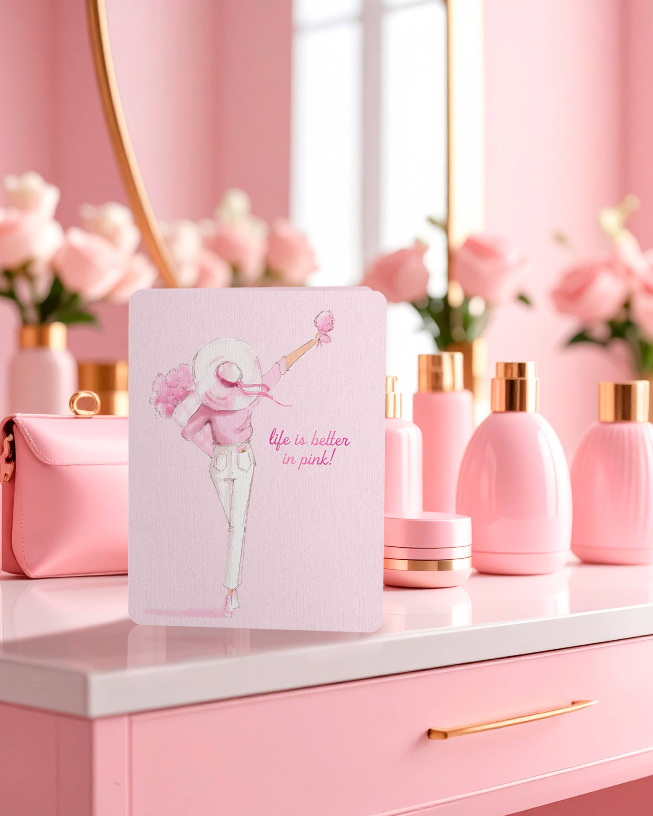 Better In Pink Friendship Card