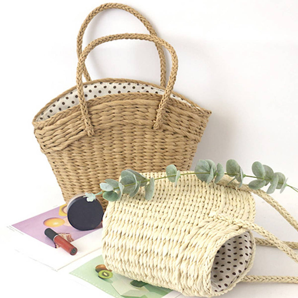 SUMMER WOVEN CASUAL STRAW TOTE