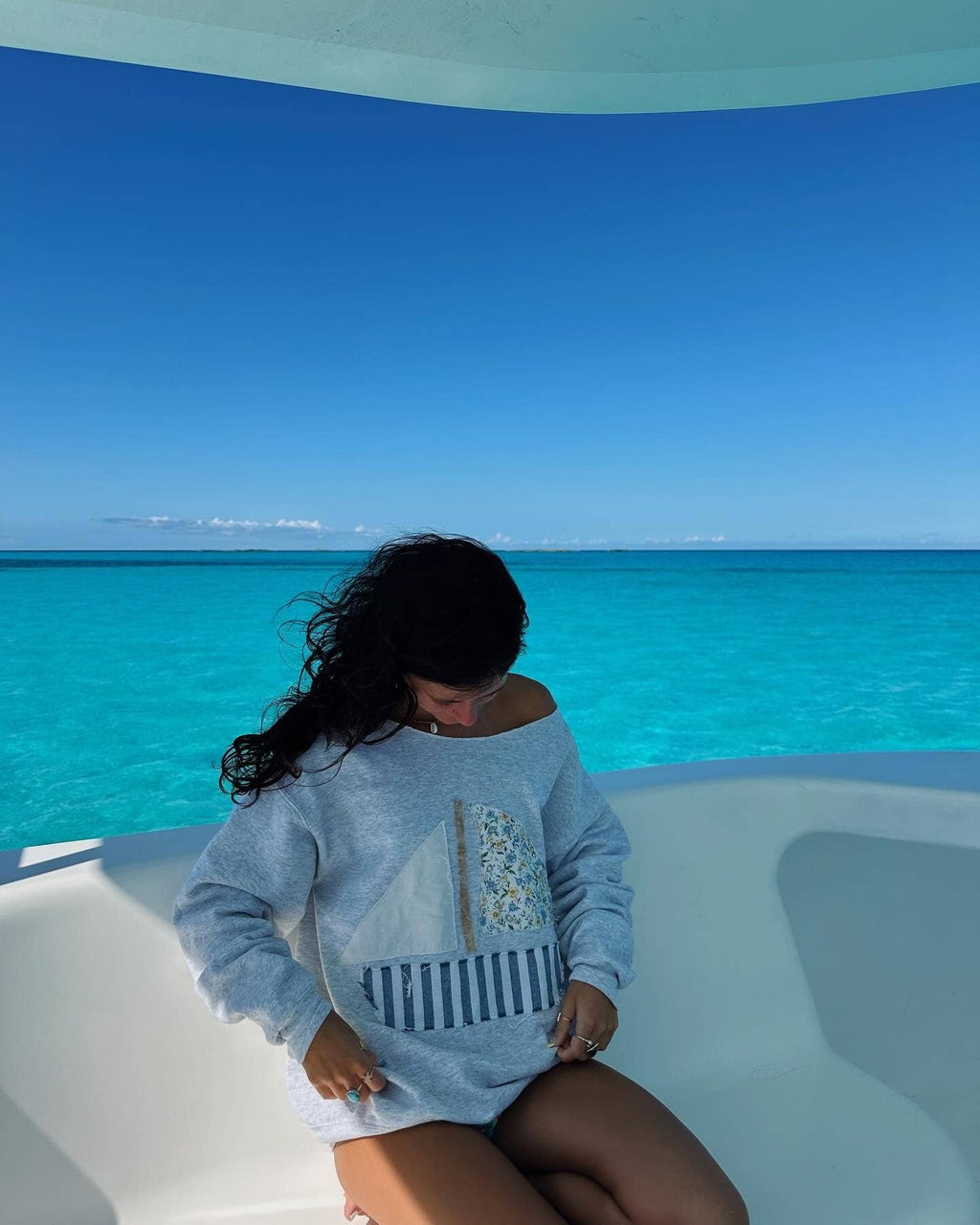 Sail Away Long Sleeve Top