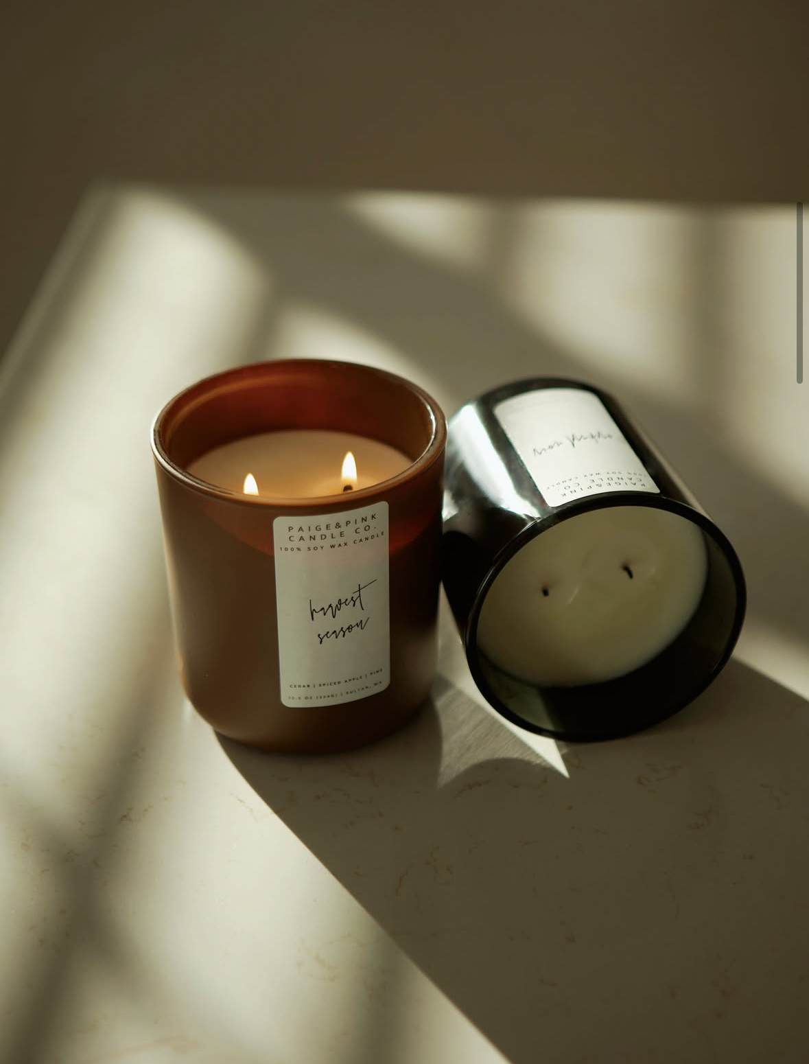 Paige & Pink Candle Company Fall Collection 12.5oz