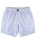 Men's Periwinkle Blue Seersucker Swim Trunks