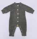 Cotton knitted Jumper Meko: Pine / Newborn