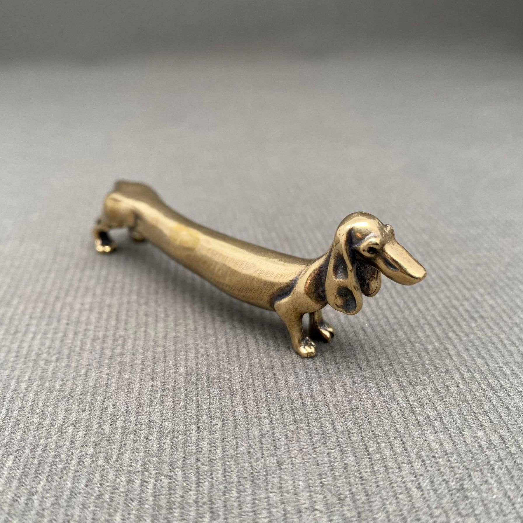 Brass Dachshund