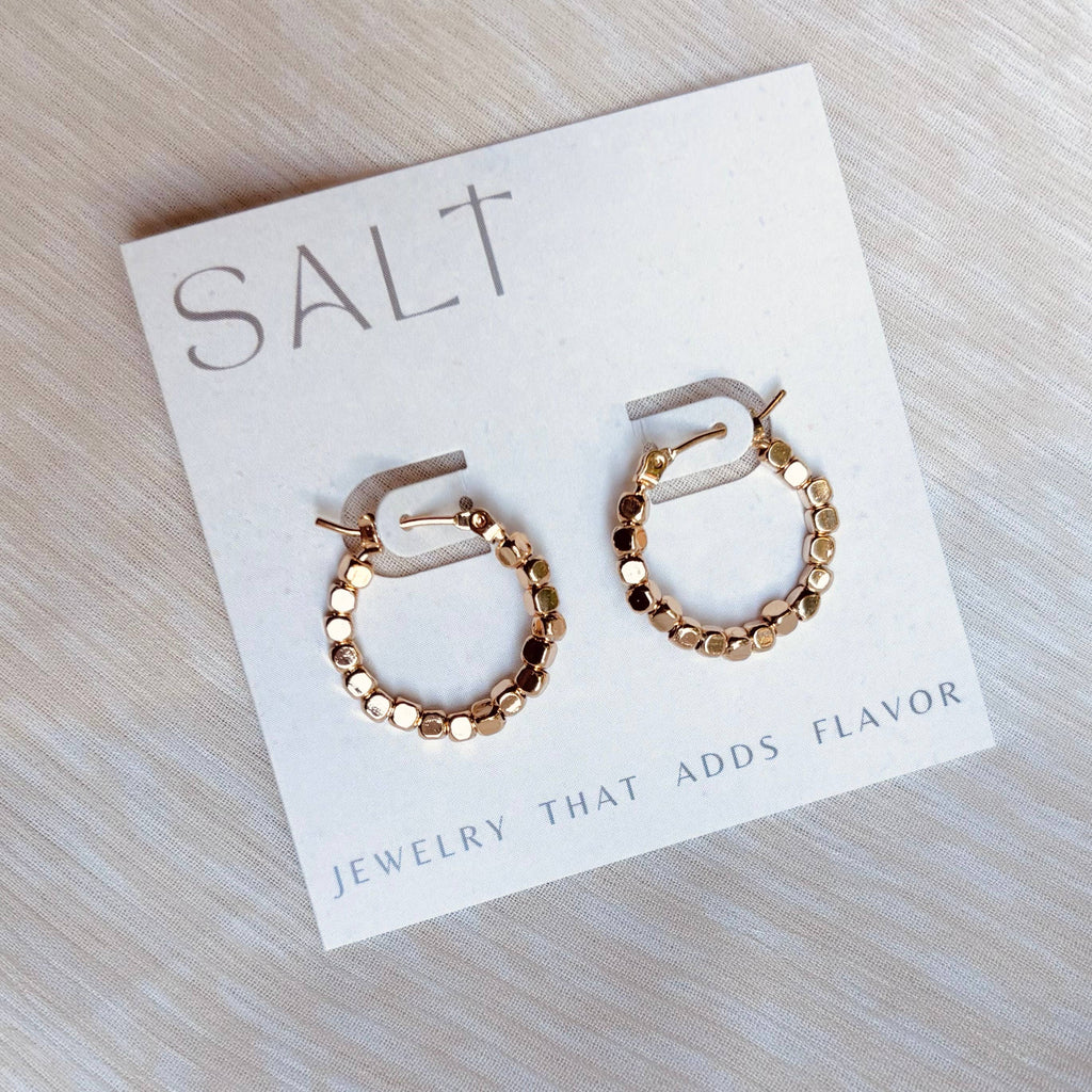 BEADED HOOPS