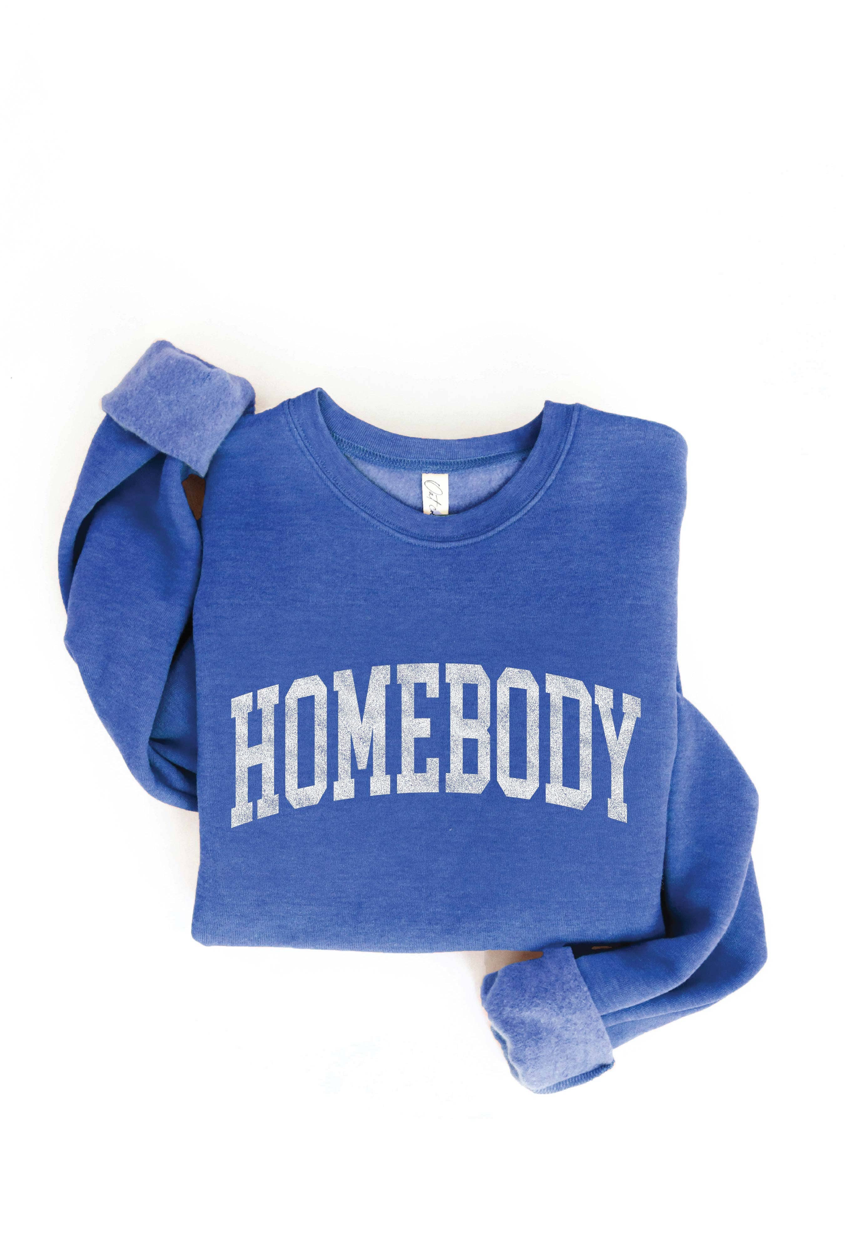 HOMEBODY Graphic Sweatshirt: ROSE / L