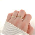 Golden Glow Pavé Ring