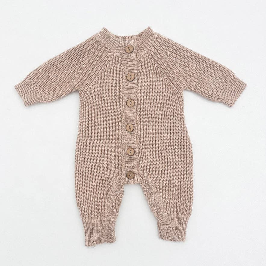 Cotton knitted Jumper Meko: Pine / Newborn