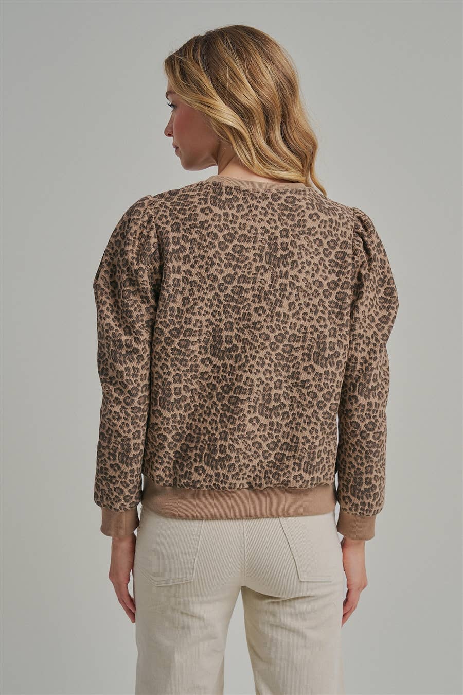 Golden Hour Leopard Knit