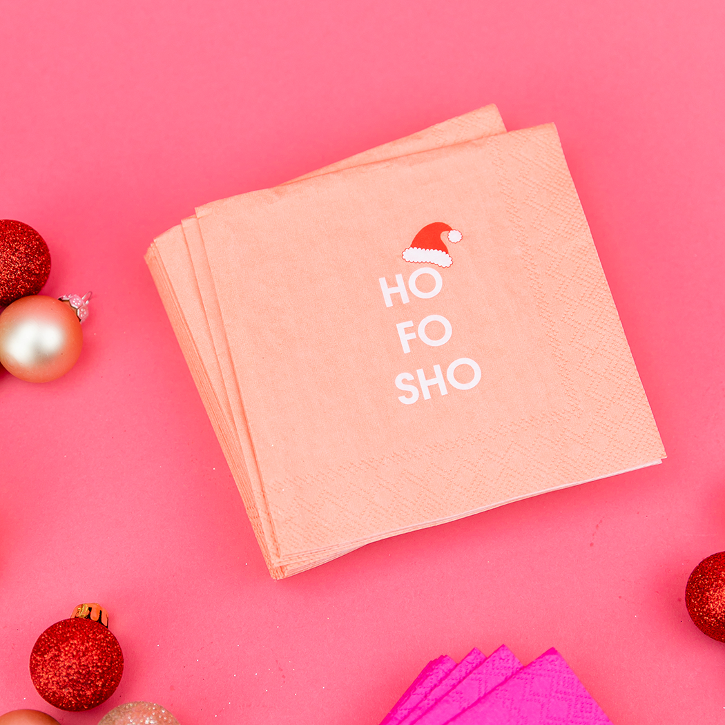 Ho Fo Sho - Holiday Party Cocktail Napkins