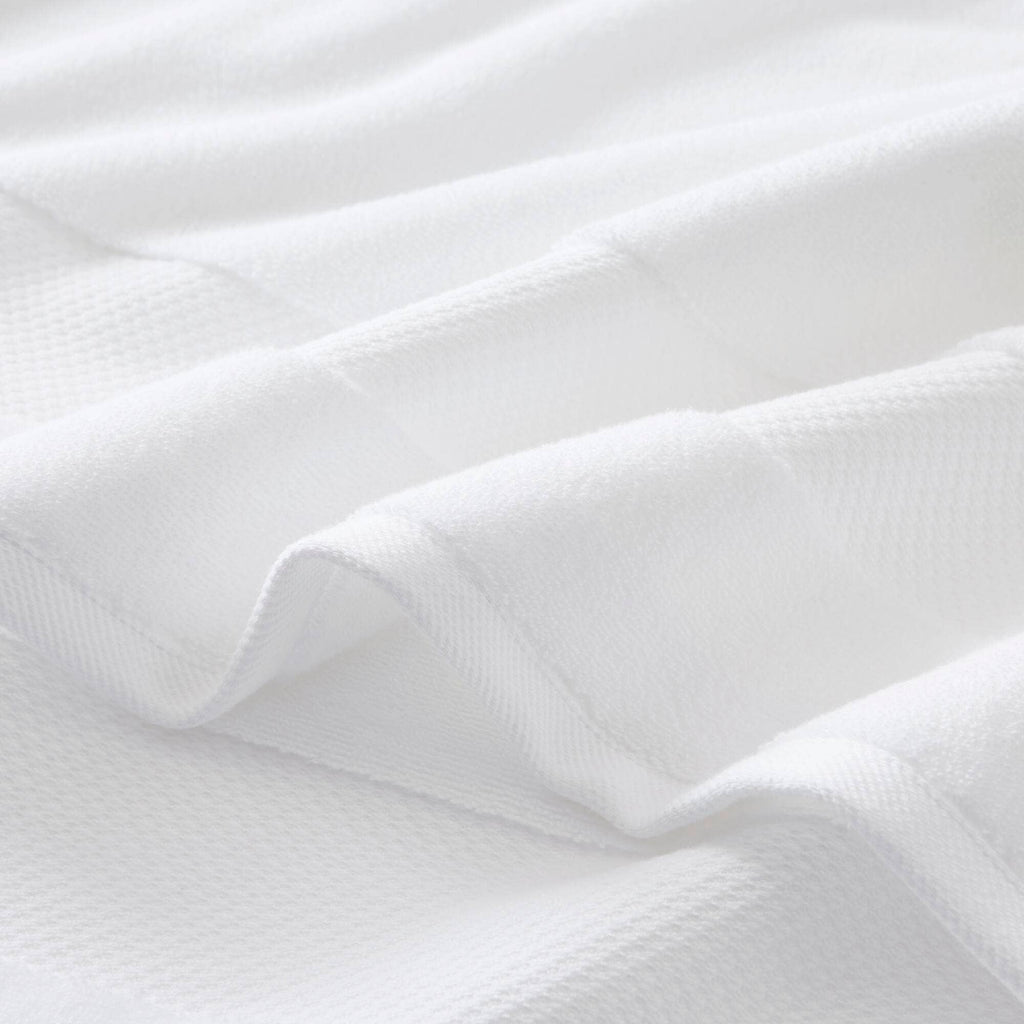 Turkish 600gsm Cotton 2-Piece Bathroom Sheet Set, White
