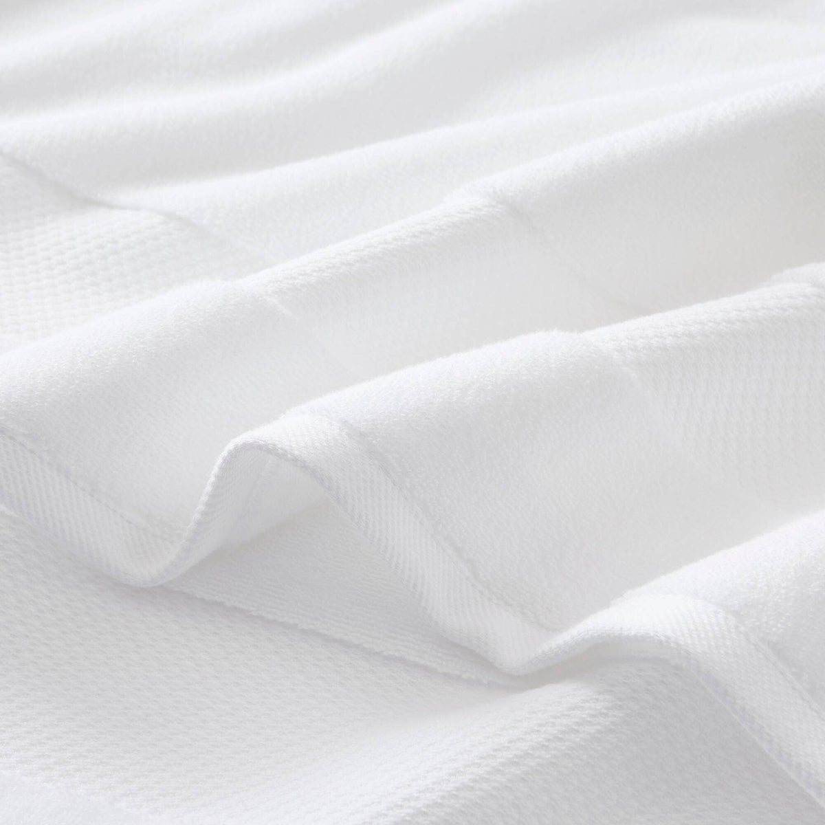 Turkish 600gsm Cotton 2-Piece Bathroom Sheet Set, White