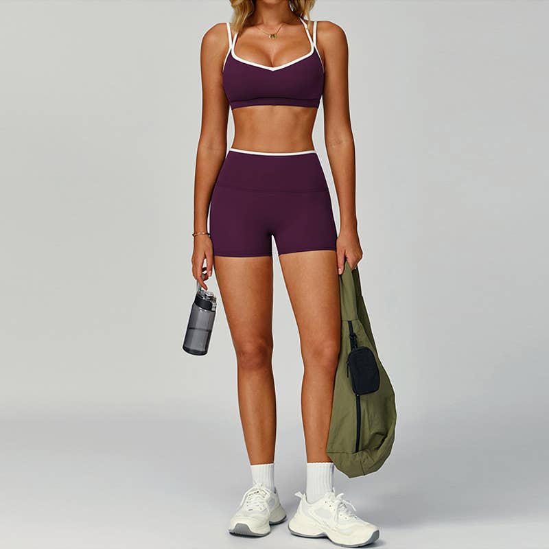 Sports Bra and Short Set