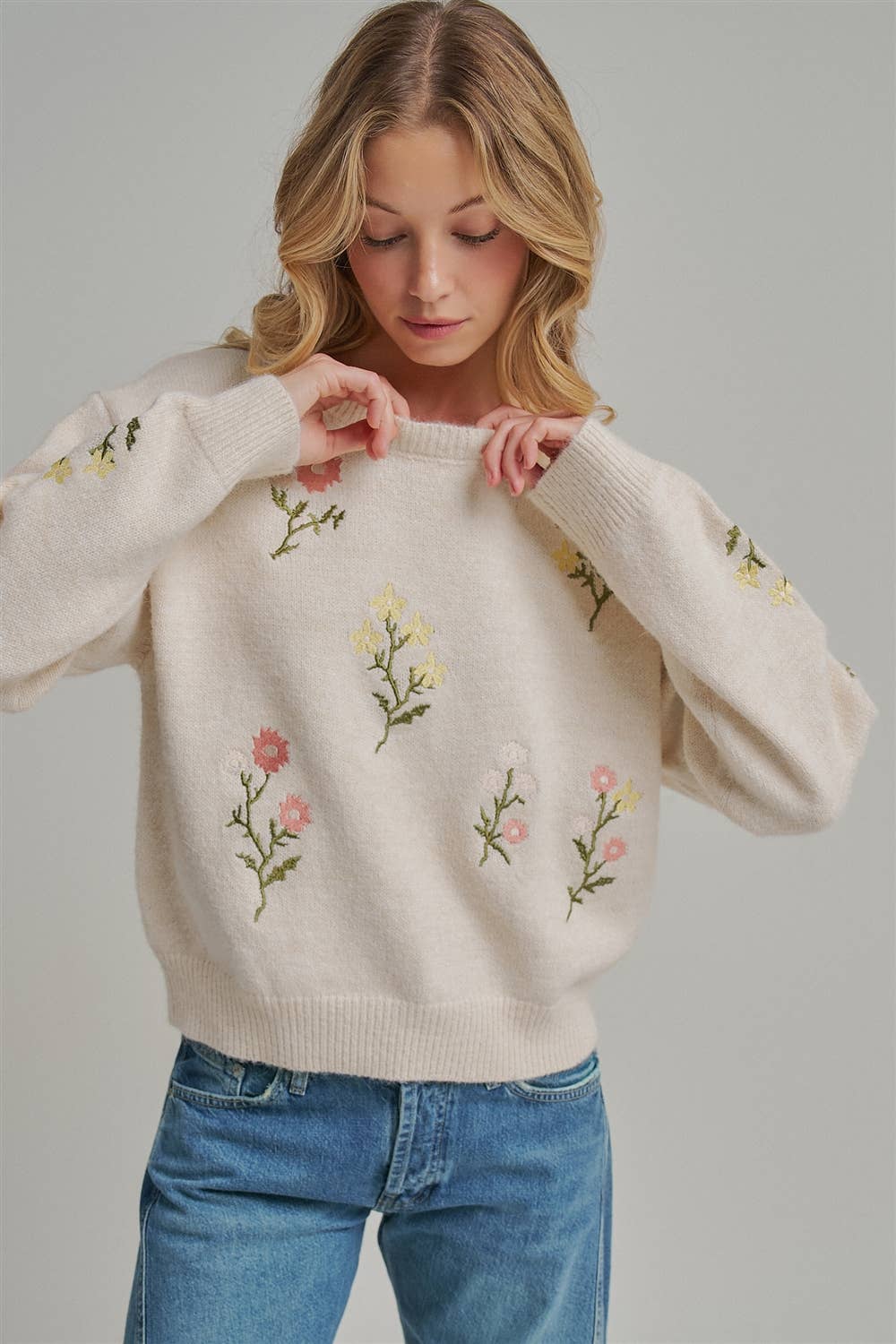 Fields of Flowers Sweater