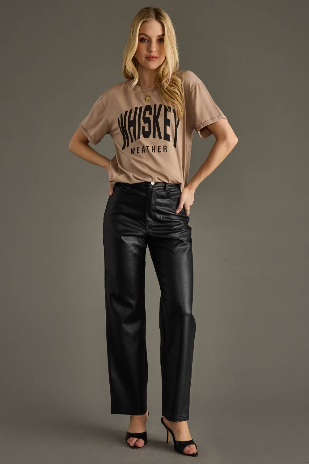 Lt. Brown Whiskey Weather Tee