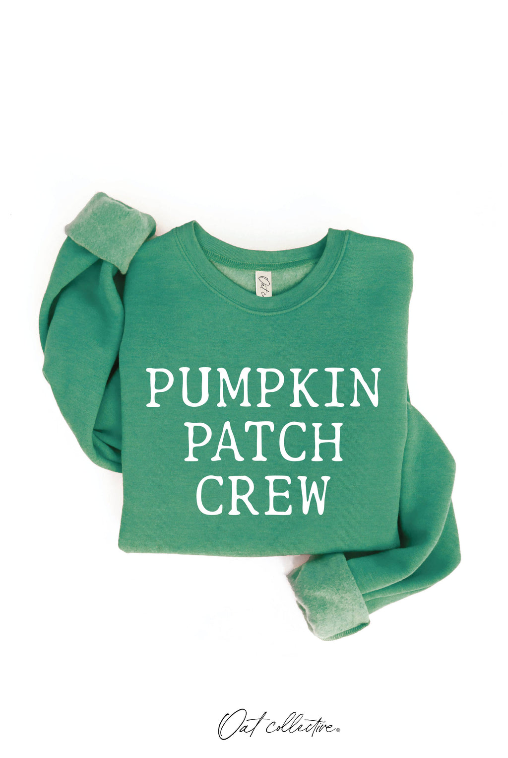 PUMPKIN PATCH CREW Graphic Sweatshirt: HEATHER DUST / M