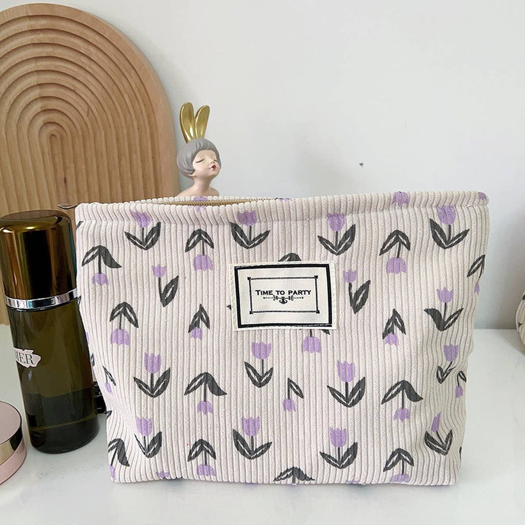 PORTABLE TRAVEL STORAGE BAG MAKEUP BAG_CWAB1223: Orange / (OS) 2