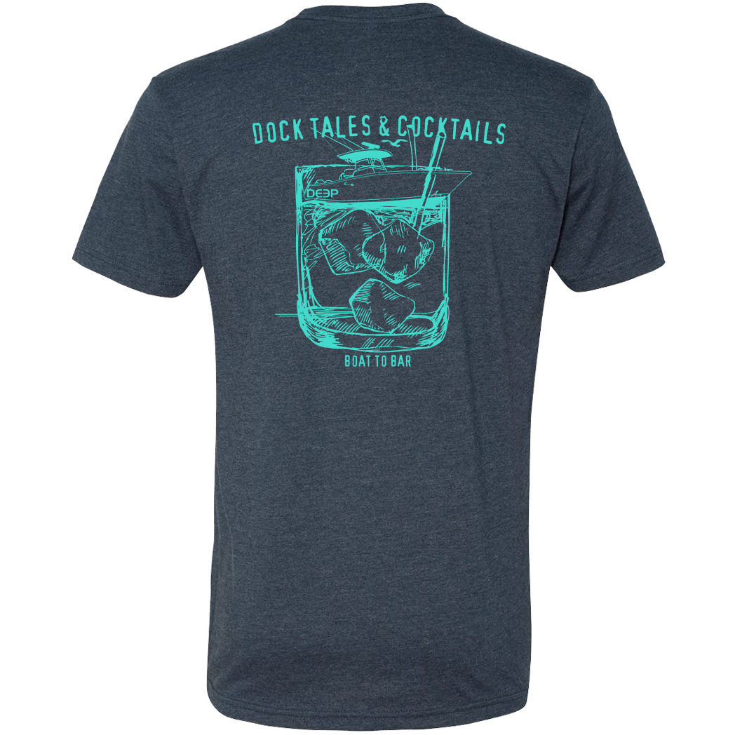 Dock Tales and Cocktails Men's Tee: Medium