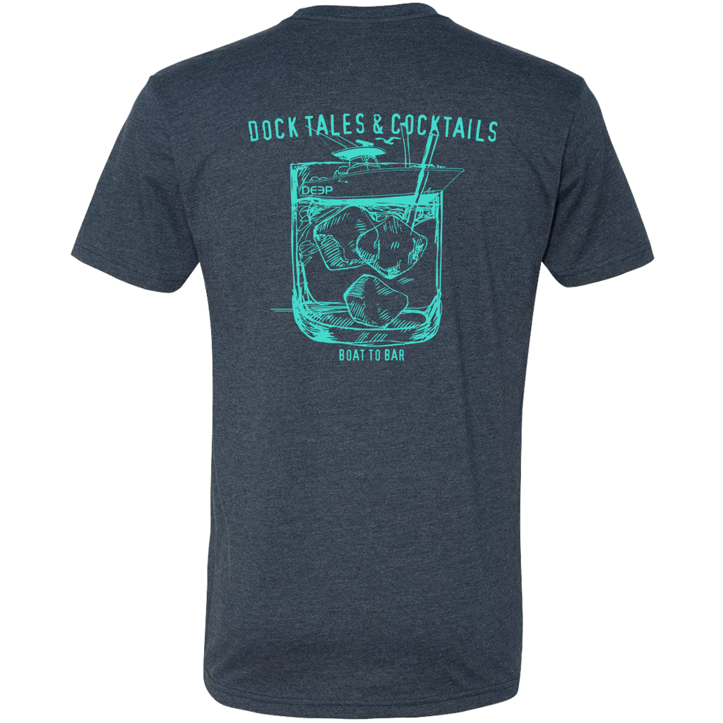 Dock Tales and Cocktails Men's Tee: Large