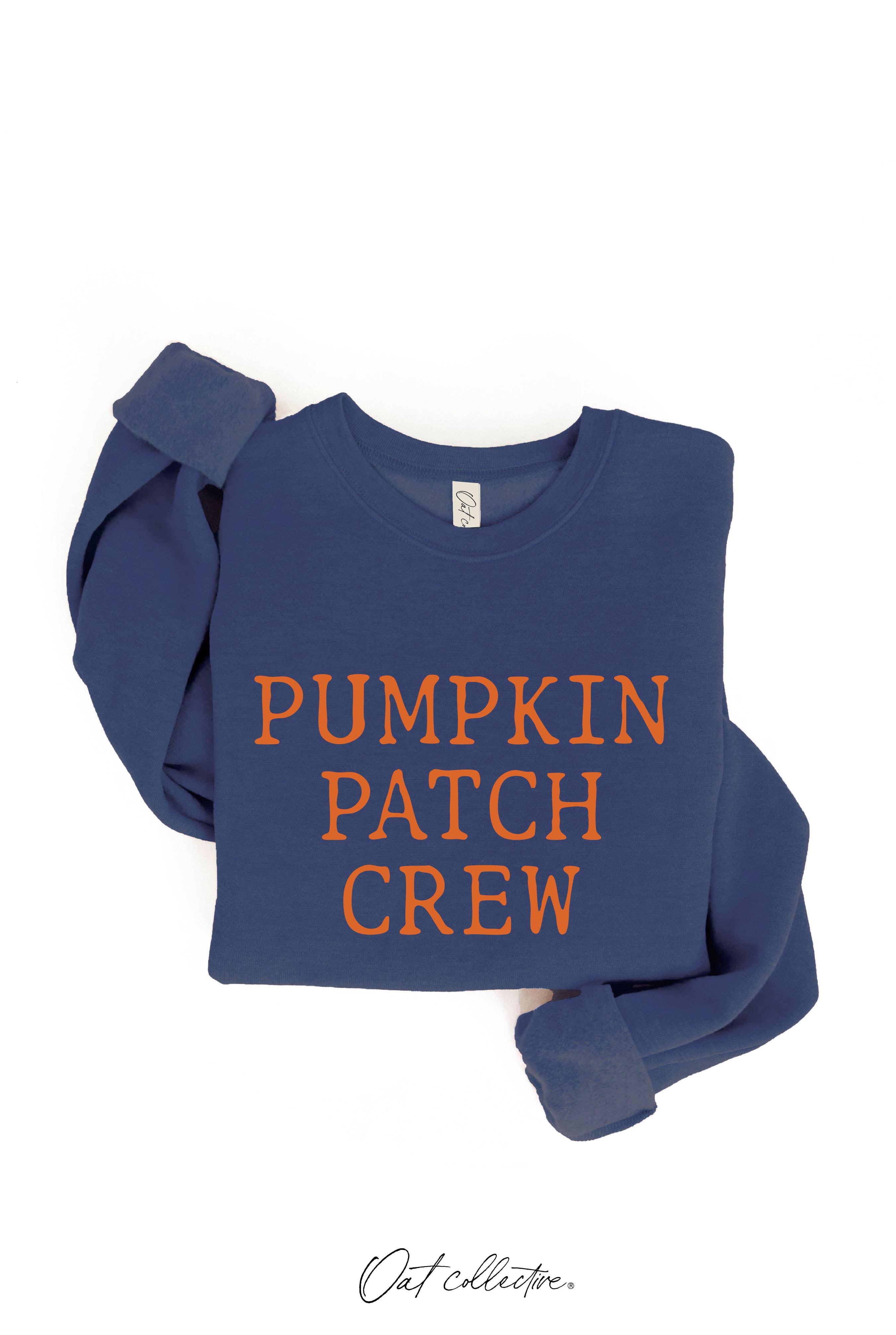 PUMPKIN PATCH CREW Graphic Sweatshirt: HEATHER DUST / M