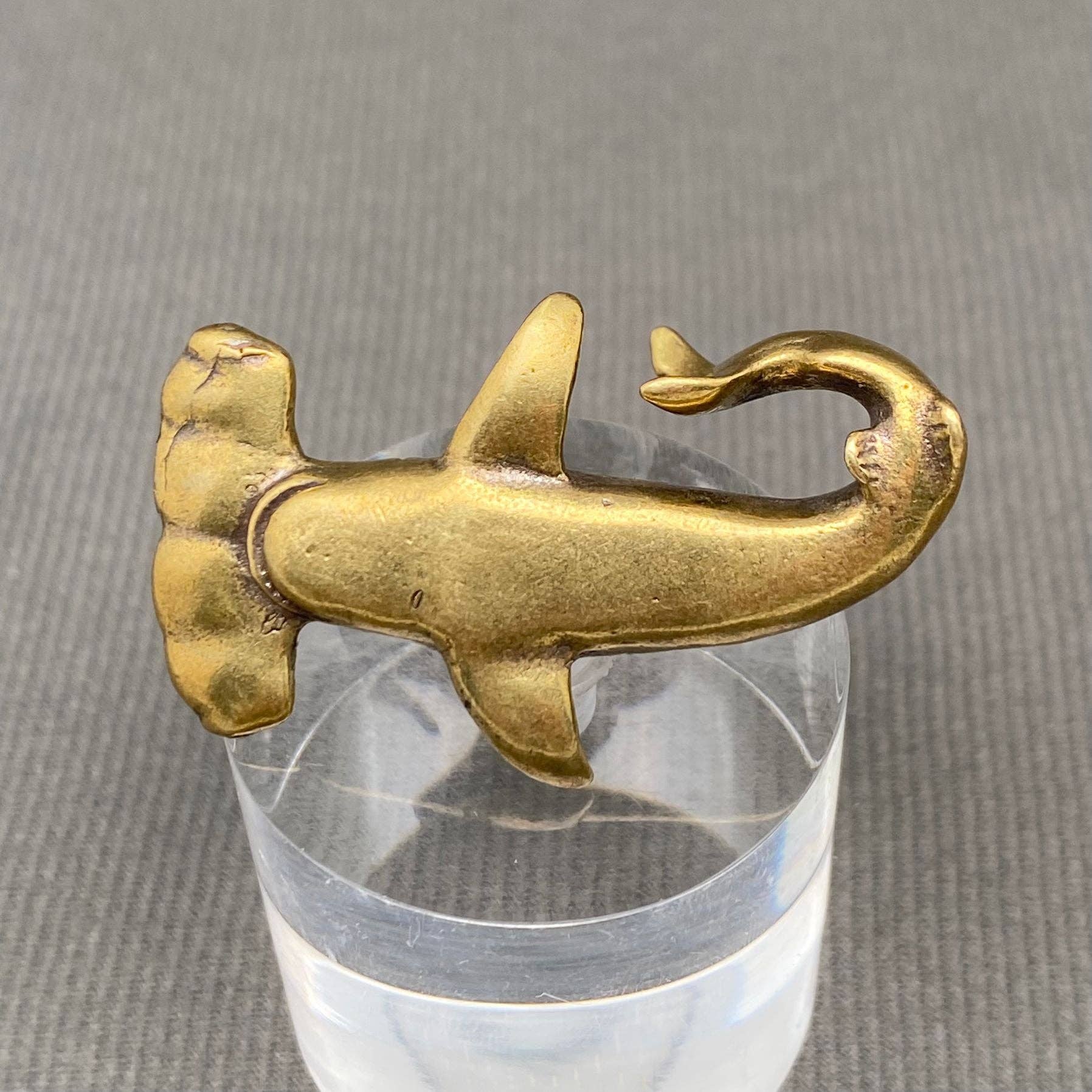 Brass Hammerhead Shark