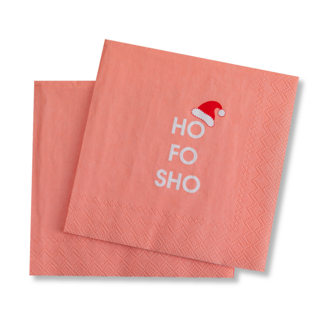 Ho Fo Sho - Holiday Party Cocktail Napkins