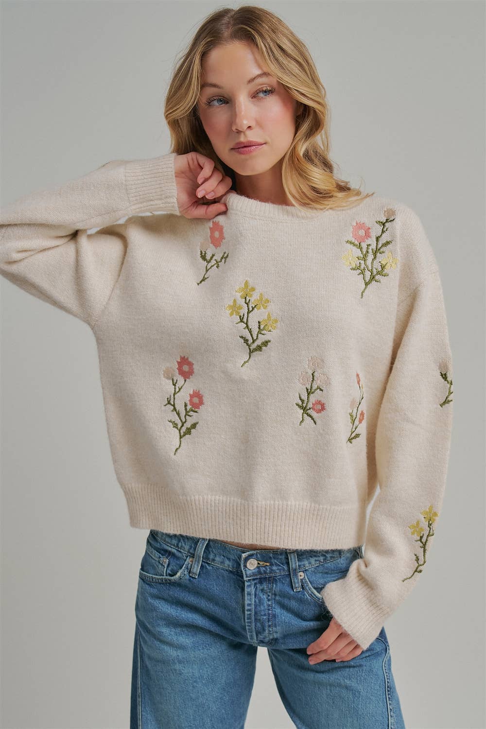 Fields of Flowers Sweater