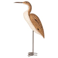 16" Tall Decorative Wood Standing Crane
