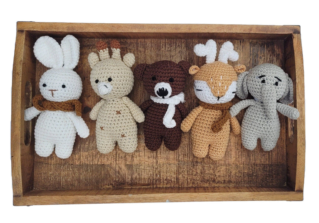 Mini Crochet Animals: Mini Birdie Mauve
