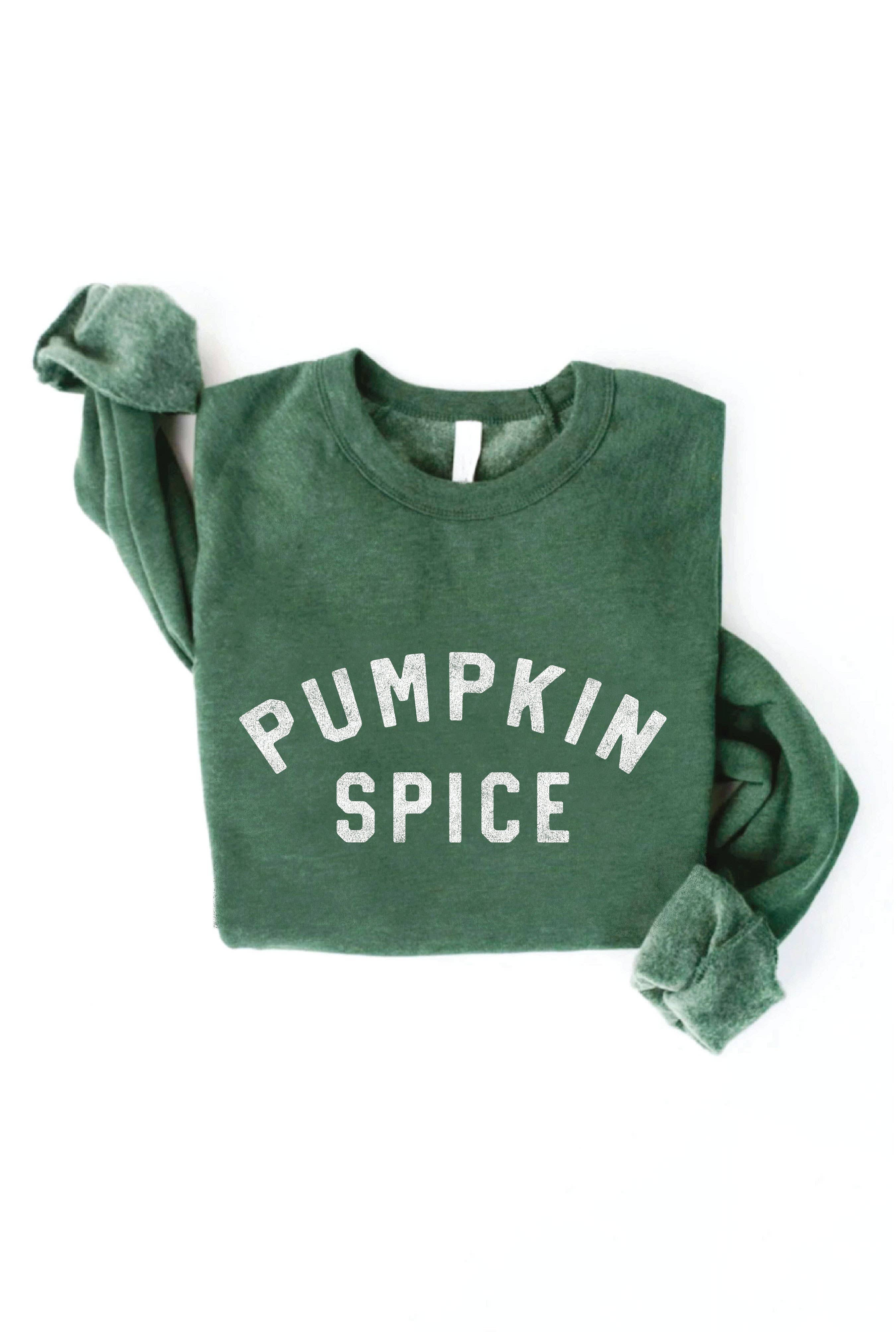 PUMPKIN SPICE Graphic Sweatshirt: AUTUMN LEAF / XL