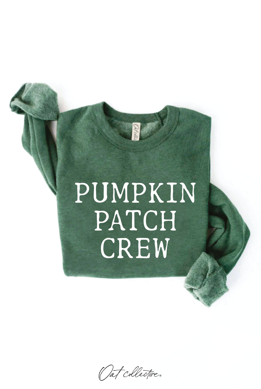 PUMPKIN PATCH CREW Graphic Sweatshirt: HEATHER DUST / M