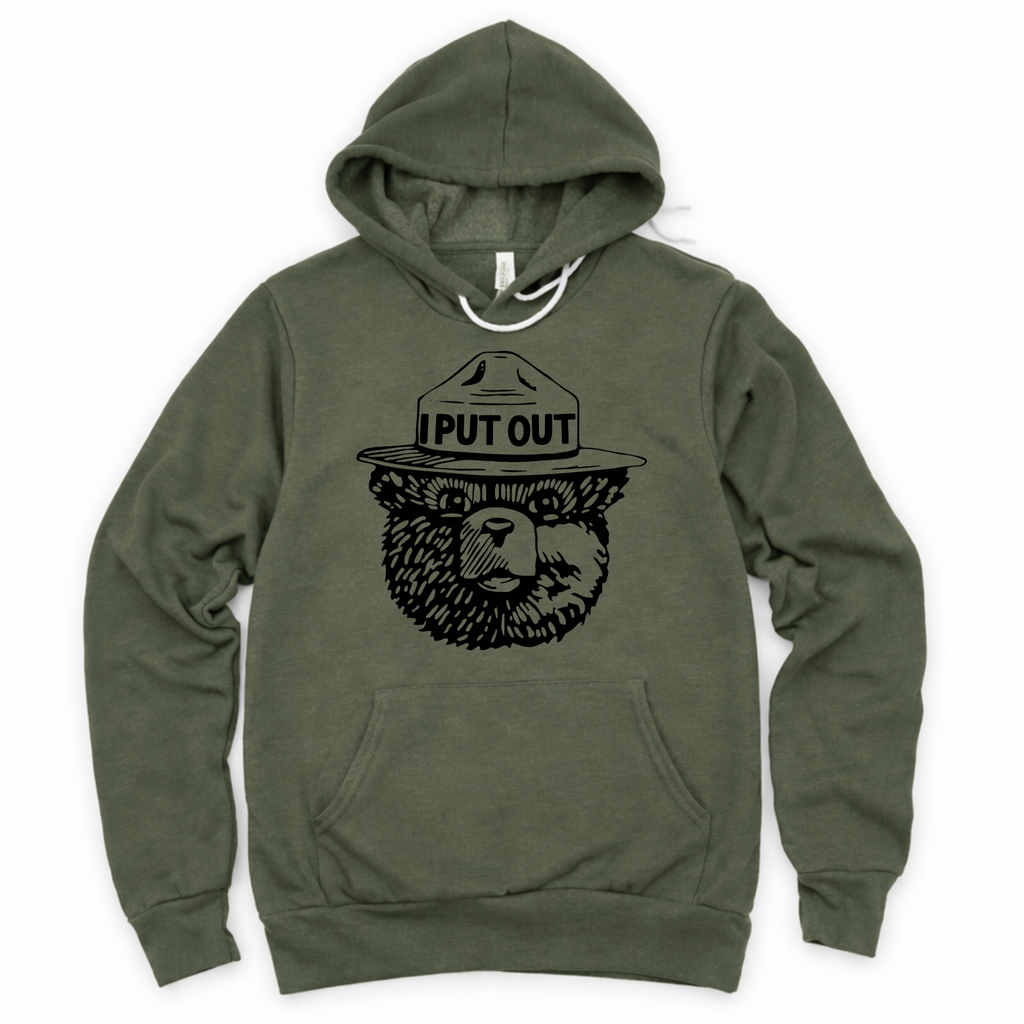I Put Out Funny Outdoor Graphic Sweatshirt | Hoodie 206: Heather Royal / XL / Hoodie Sweatshirt