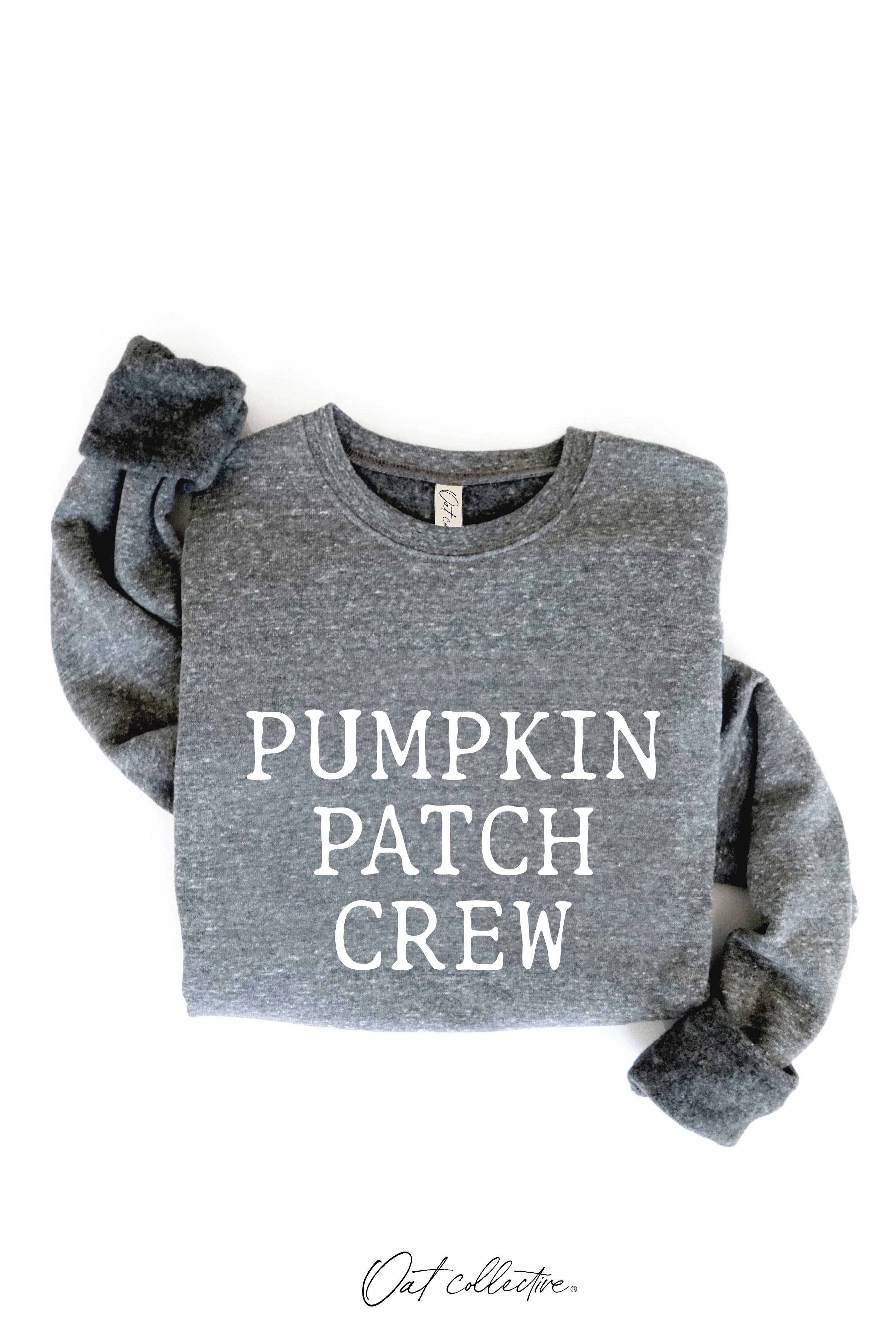 PUMPKIN PATCH CREW Graphic Sweatshirt: HEATHER DUST / M