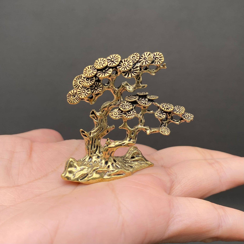 Brass Plum Blossom Tree