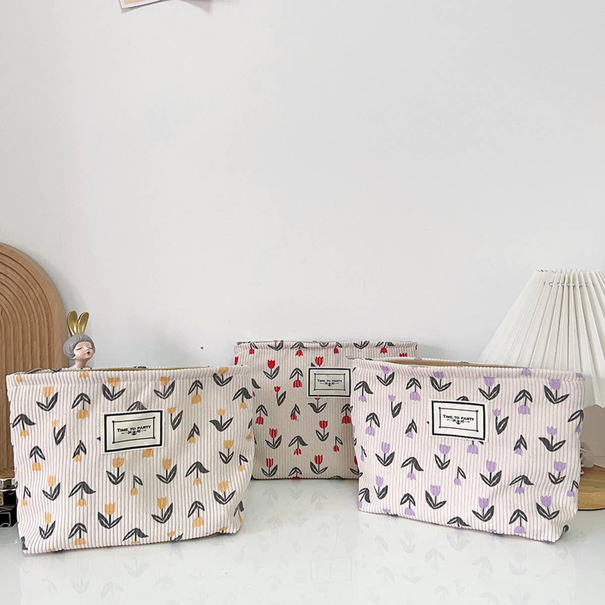 PORTABLE TRAVEL STORAGE BAG MAKEUP BAG_CWAB1223: Purple / (OS) 2