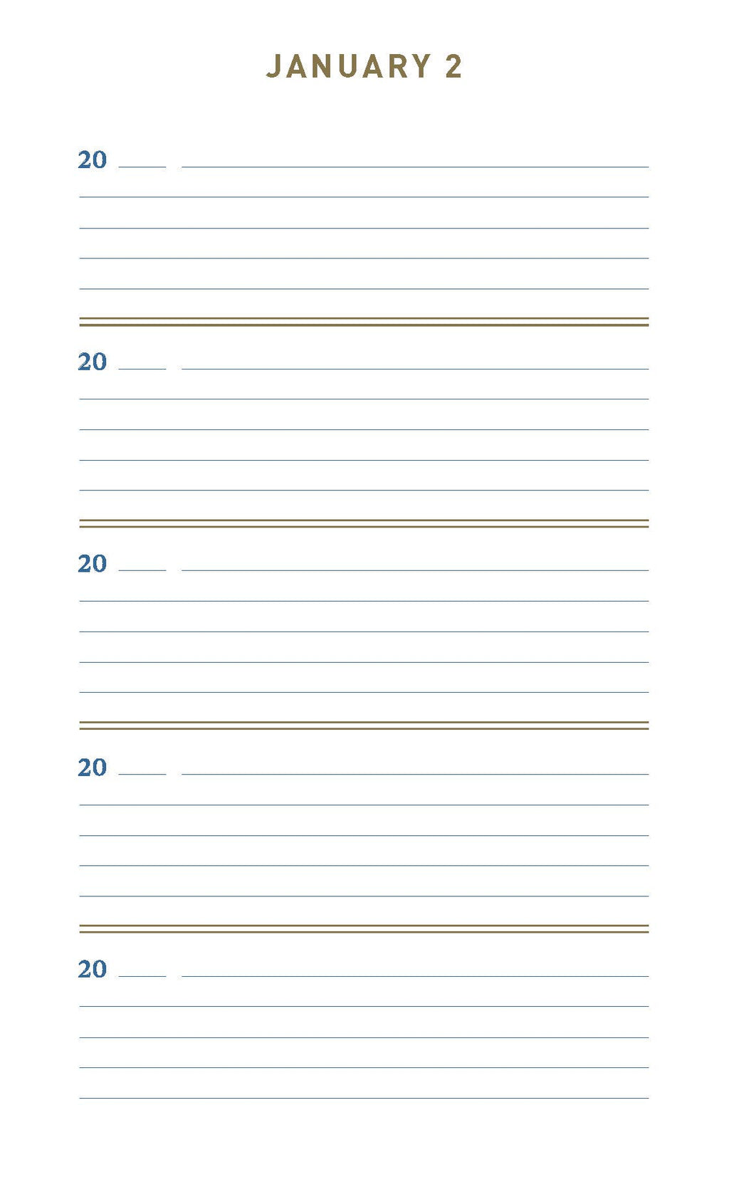 Denim One Line A Day