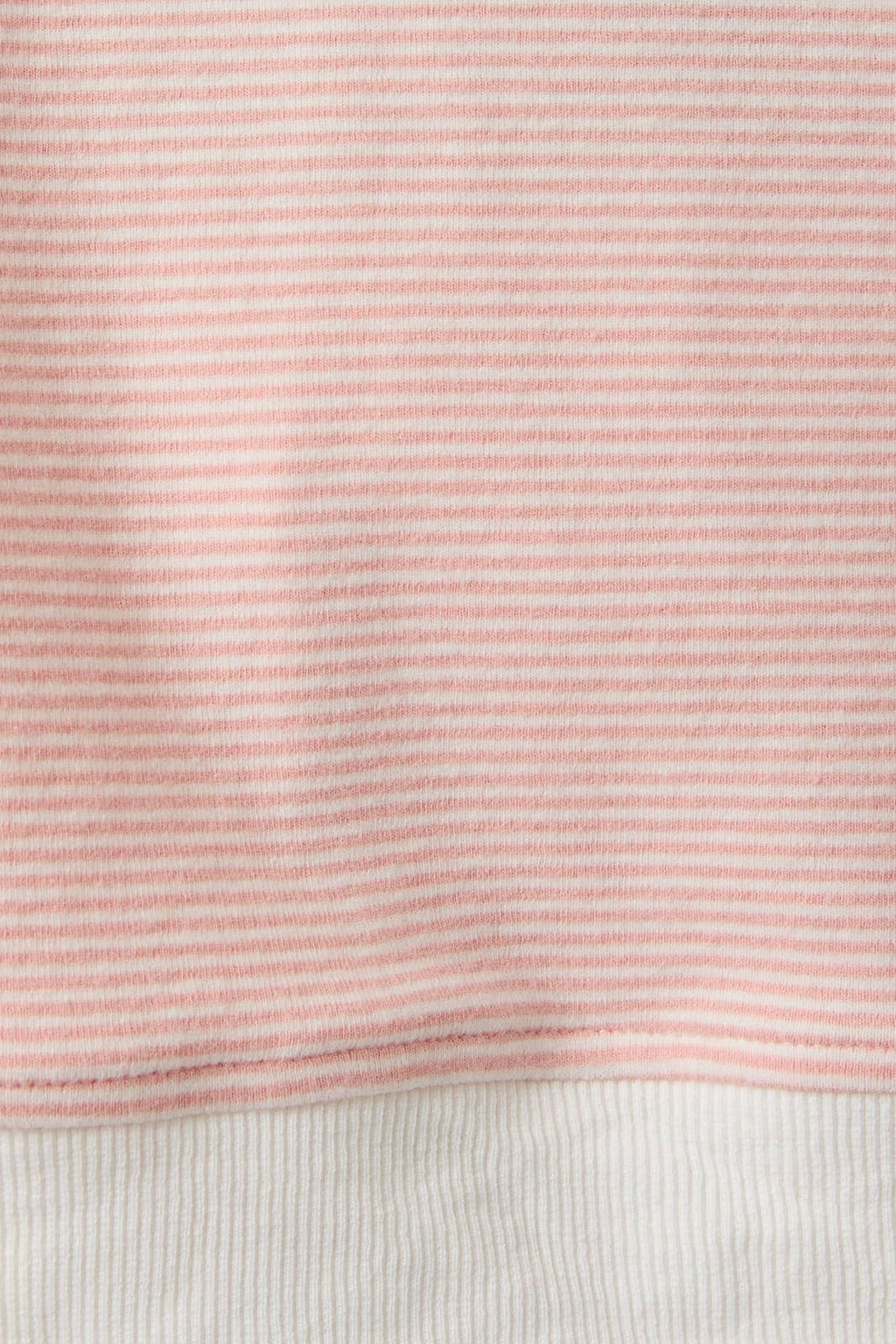 MID RISE STRIPE SHORTS: SAGE-CREAM STRIPE