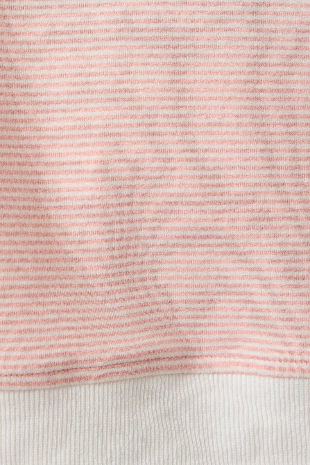 MID RISE STRIPE SHORTS: SAGE-CREAM STRIPE
