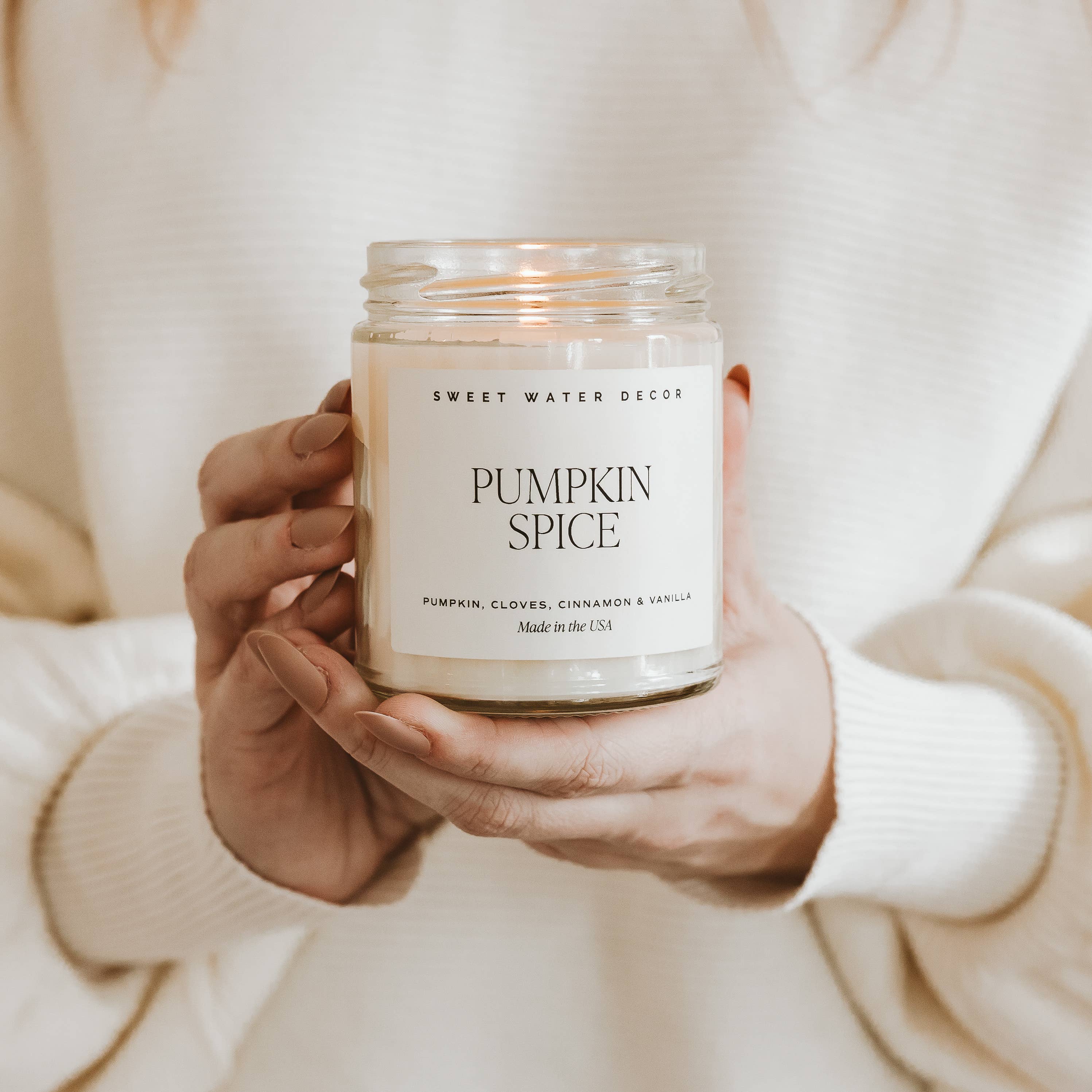Pumpkin Spice 9 oz Soy Candle - Fall Decor and Gifts