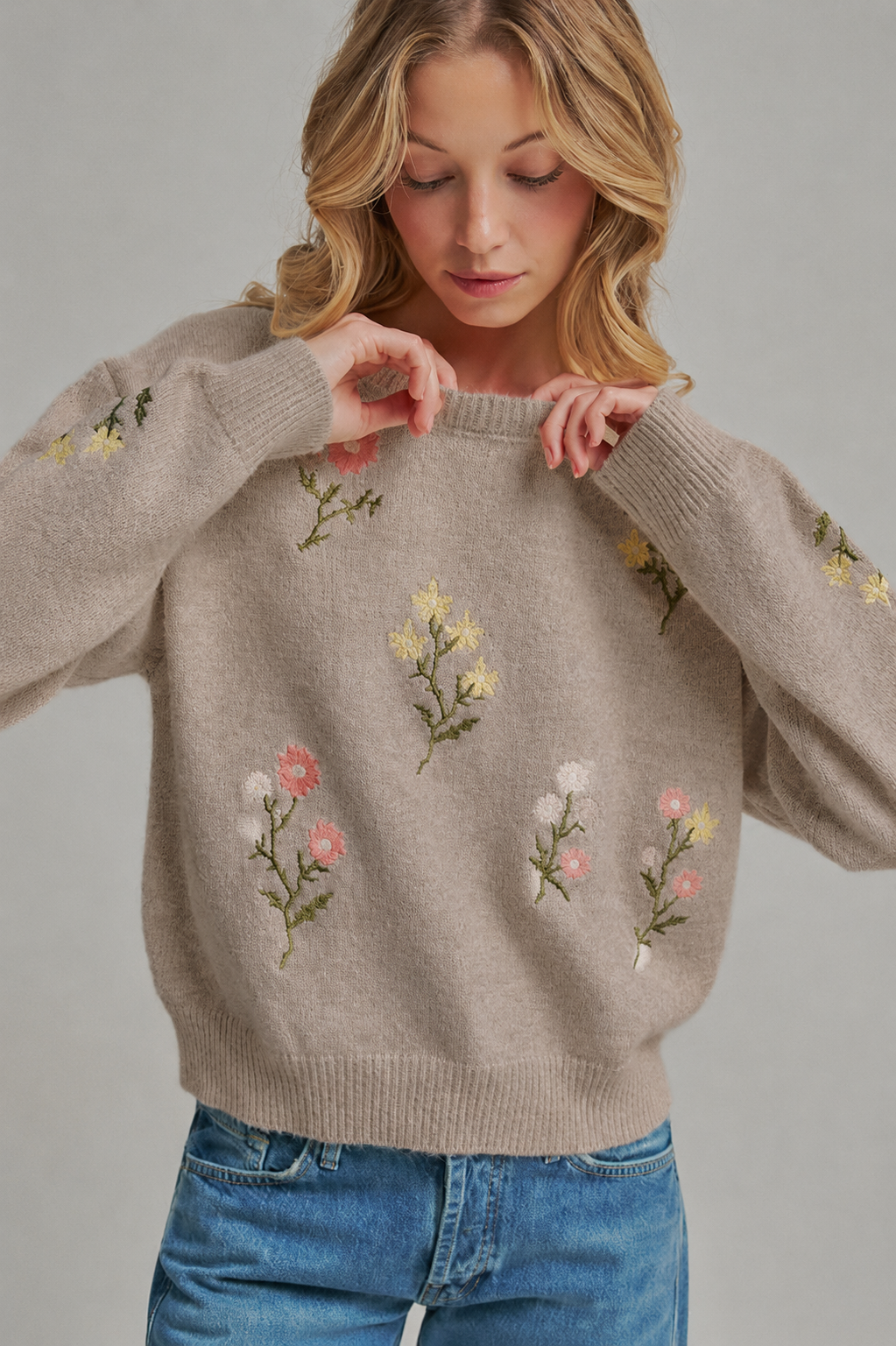 Fields of Flowers Sweater