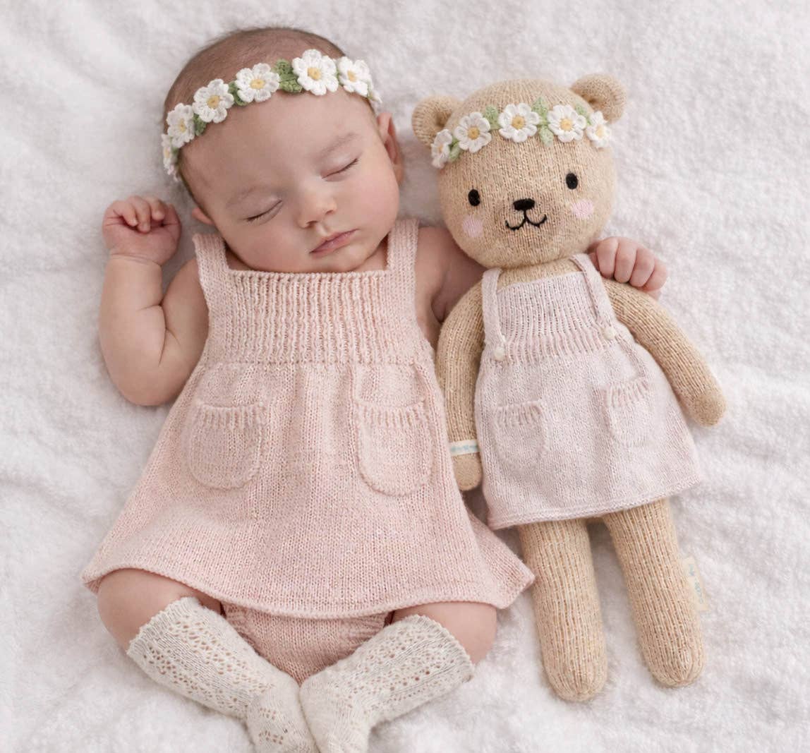 Olivia Knitted Dress 4pc Set: 18-24m